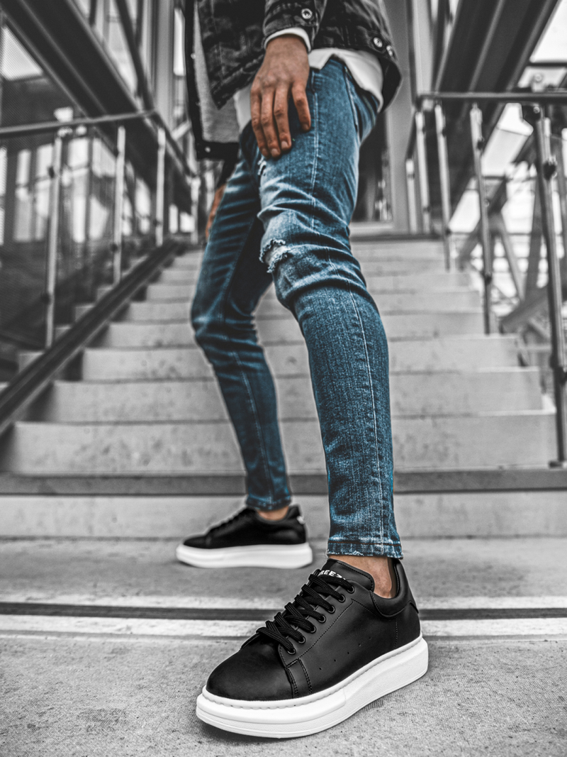 Ανδρικά Sneakers μαύρο OZONEE B/2051