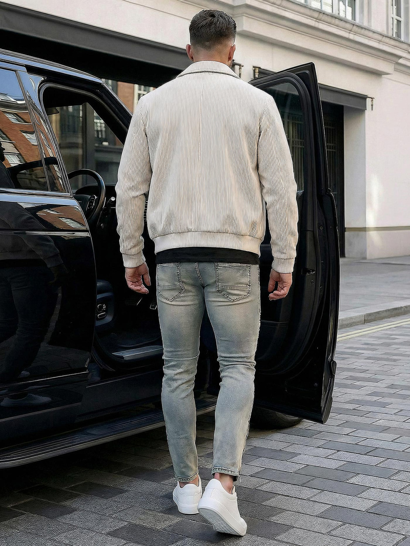 Ανδρικό τζιν παντελόνι μπλε OZONEE O/EM8886Z