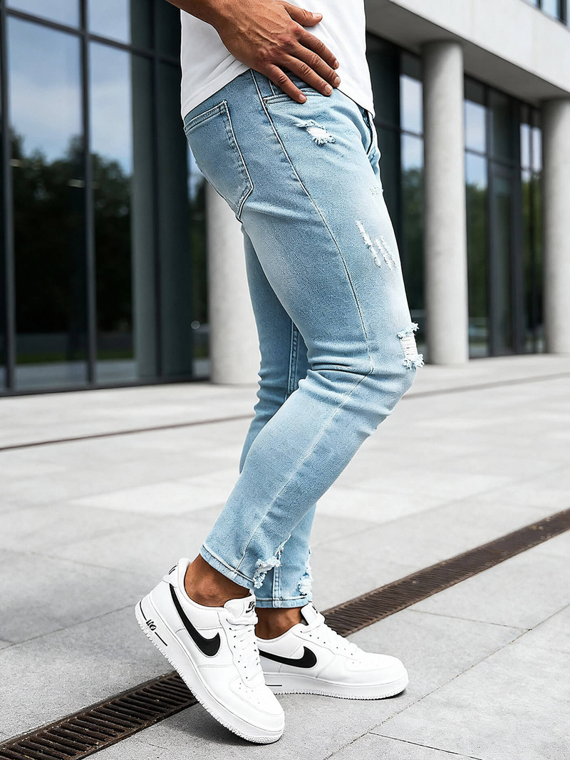 Ανδρικά τζιν Γαλάζιο OZONEE DO/2860