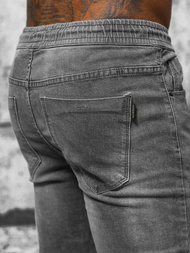 Ανδρικό παντελόνι jogger γραφίτη OZONEE NB/MP0275GC