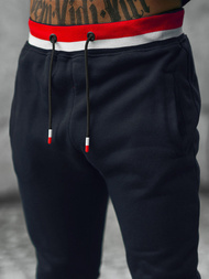 Ανδρικό σετ φόρμας ναυτικό μπλε OZONEE JS/8C65/25