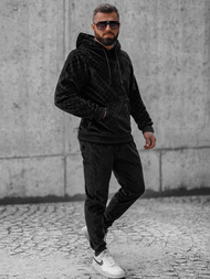 Ανδρικό σετ φόρμας μαύρο OZONEE O/3A82