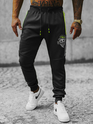 Ανδρικό παντελόνι φόρμας μαύρο OZONEE JS/K10250Z