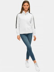 Γυναικείο φούτερ λευκό OZONEE JS/B26038