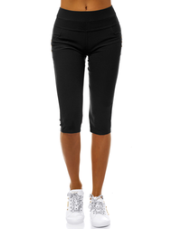 Γυναικείο κοντό κολάν μαύρο OZONEE JS/1041/A1