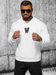 Φούτερ λευκό OZONEE O/SWE23034