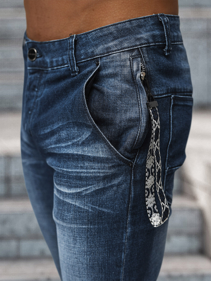 Ανδρικό τζιν παντελόνι Σκούρο μπλε OZONEE NB/MP0091BS