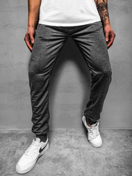 Ανδρικό παντελόνι φόρμας σκούρο-γκρι JS/XW003SZ