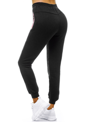 Γυναικείο παντελόνι φόρμας μαύρο OZONEE JS/KSW5006