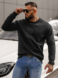 Ανδρικό Φούτερ μαύρο OZONEE JS/8B1361/3