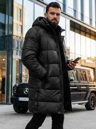 Ανδρικό χειμερινό μπουφάν μαύρο OZONEE O/M800Z