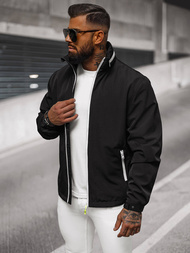 Ανδρικό μπουφάν softshell μαύρο OZONEE JS/5M3105/392Z