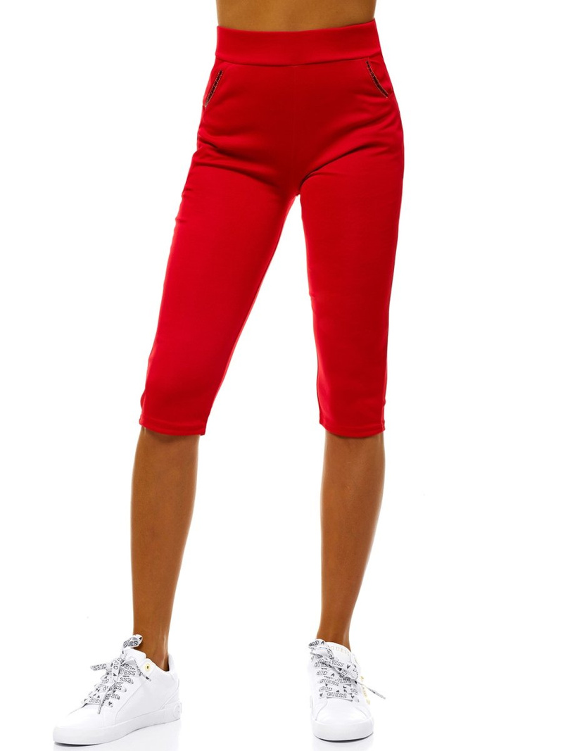 Γυναικείο κοντό κολάν Κόκκινο OZONEE JS/1027/E5