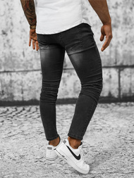 Ανδρικό τζιν παντελόνι Γκρί OZONEE NB/MP0029GZ