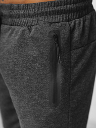 Ανδρικό σόρτς φόρμας γραφίτη OZONEE JS/17K533/5