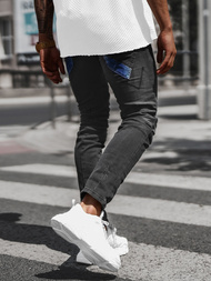 Ανδρικό τζιν παντελόνι mαύρος OZONEE NB/MP0025N