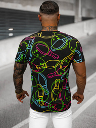 Ανδρικό μπλουζάκι μαύρο OZONEE O/T1272/3