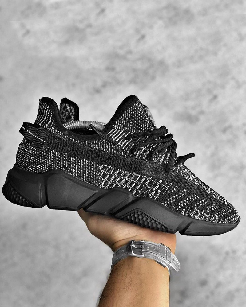 Ανδρικά Sneakers μαύρο OZONEE O/503