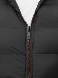 Ανδρικό αμάνικο μπουφάν μαύρο OZONEE JS/M805/392