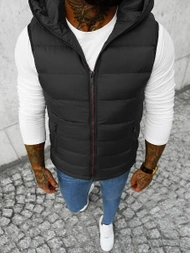 Ανδρικό αμάνικο μπουφάν μαύρο OZONEE JS/M805/392