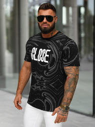 Ανδρικό μπλουζάκι μαύρο OZONEE O/MPO3470