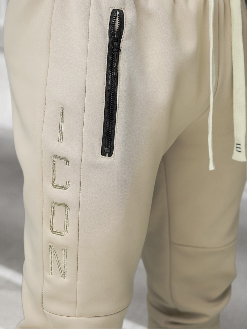 Ανδρικό σετ φόρμας mπεζ OZONEE O/LN11760