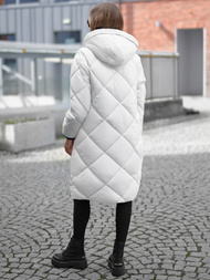 Γυναικείο μπουφάν λευκό OZONEE JS/5M3168/281Z