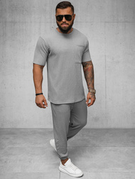 Ανδρικό μπλουζάκι Γκρί OZONEE O/Y960T