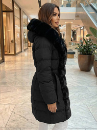 Γυναικείο μπουφάν μαύρο OZONEE JS/5M3158/392Z