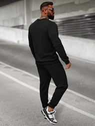 Ανδρικό παντελόνι φόρμας mαύρος OZONEE O/D9125Z