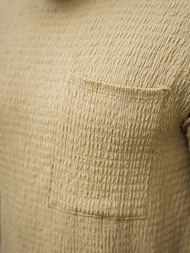 Ανδρικό μπλουζάκι kαμήλα OZONEE O/Y960T