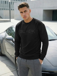 Ανδρικό Φούτερ μαύρο OZONEE JS/8B1992/3