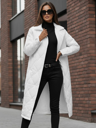 Γυναικείο μπουφάν λευκό OZONEE JS/5M3177/281Z