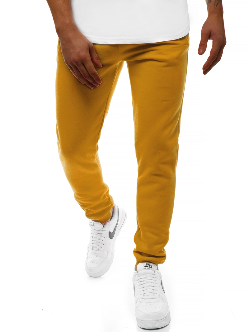 Ανδρικό παντελόνι φόρμας κάμελ MEN/CK01