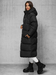 Γυναικείο μπουφάν μαύρο OZONEE JS/5M3163/392Z