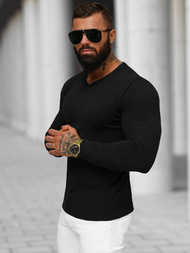 Ανδρικό πουλόβερ μαύρο OZONEE NB/MMB601/4Z