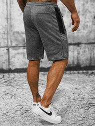 Ανδρικό σόρτς φόρμας γραφίτη OZONEE JS/8K280