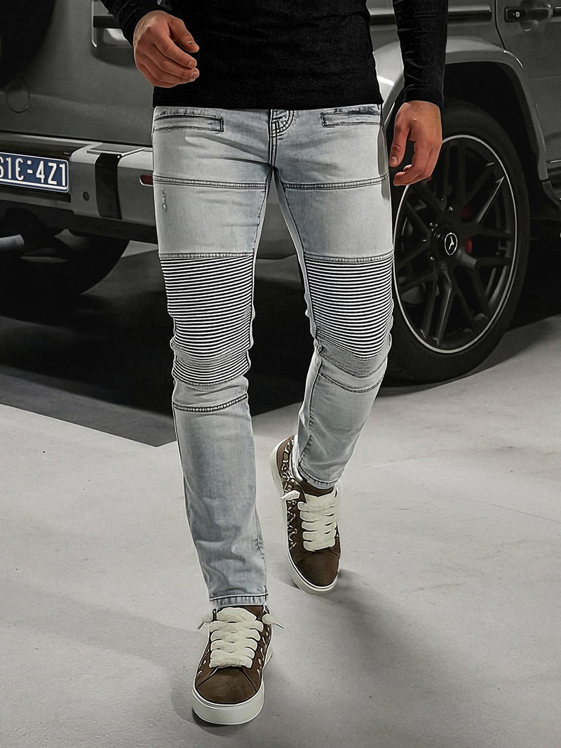 Ανδρικά τζιν Γαλάζιο OZONEE O/EM8889Z