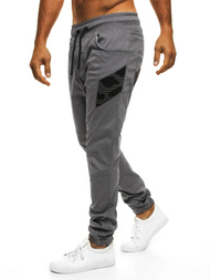 Ανδρικό παντελόνι jogger γκρι OZONEE A/706