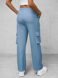 Γυναικείο τζιν παντελόνι μπλε OZONEE O/HGM6610