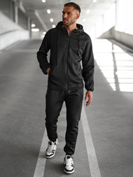 Ανδρικό σετ φόρμας μαύρο OZONEE JS/8C1967/3