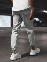 Ανδρικό τζιν παντελόνι γκρι OZONEE DP/780Z