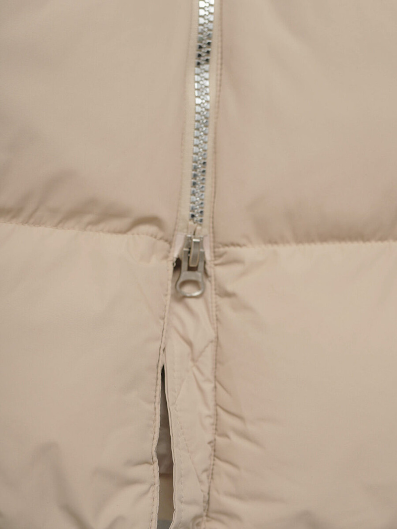 Γυναικείο μπουφάν μπεζ OZONEE JS/5M3163/62Z