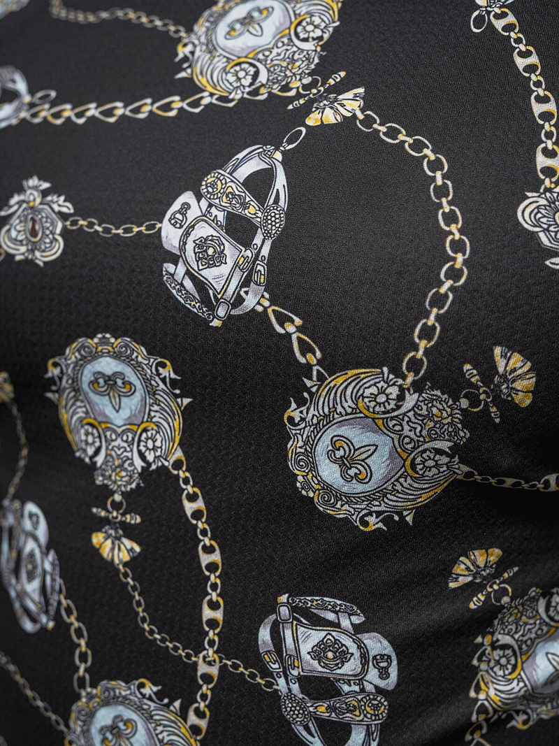 Ανδρικό μπλουζάκι μαύρο OZONEE O/PT012