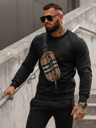 Ανδρικό σετ φόρμας μαύρο OZONEE JS/68C10380/3Z