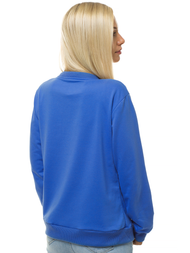 Γυναικείο φούτερ μπλε OZONEE JS/WB11002/16