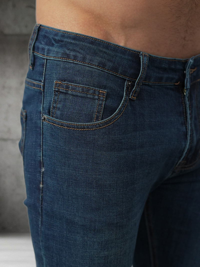 Ανδρικό τζιν παντελόνι Σκούρο μπλε OZONEE O/JK2895A