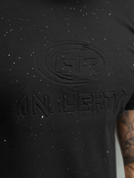 Ανδρικό μπλουζάκι μαύρο OZONEE O/QQ1390