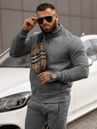 Ανδρικό σετ φόρμας μαύρο OZONEE JS/68C10385/3Z