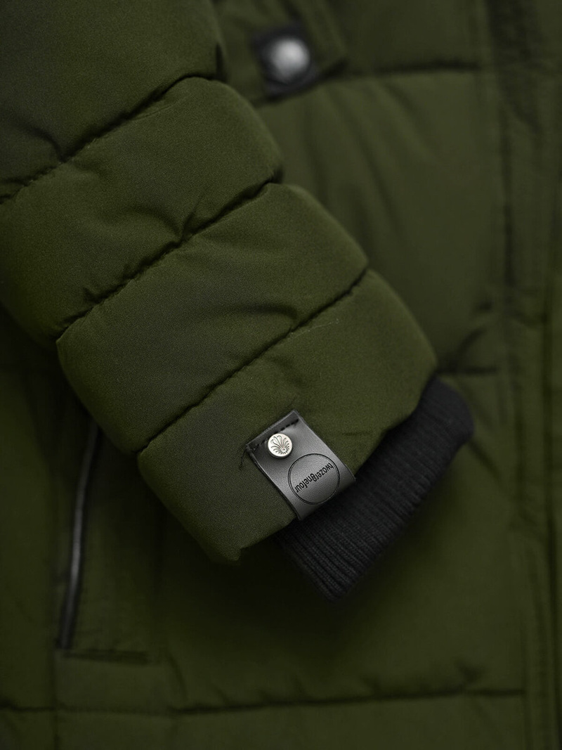 Γυναικείο μπουφάν χακί OZONEE O/W377Z